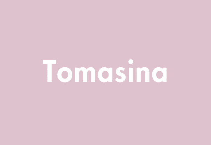 Tomasina meaning