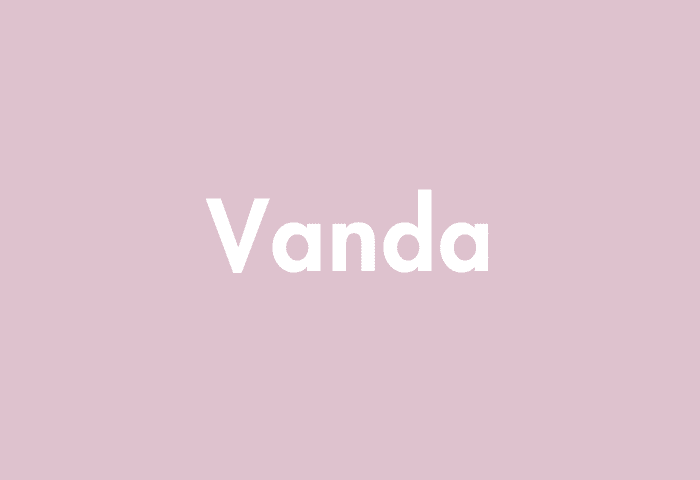 Vanda meaning