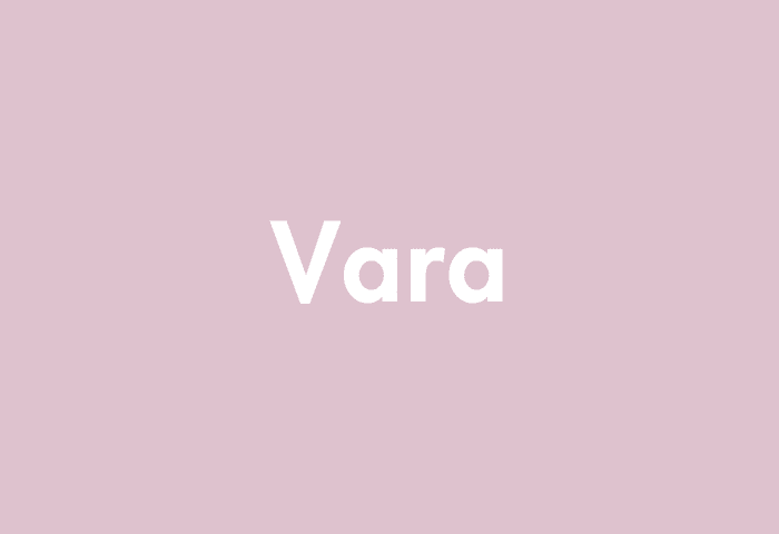 Vara meaning