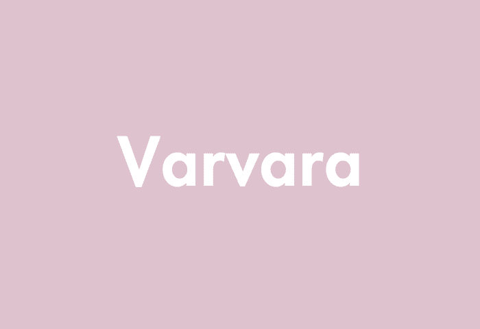Varvara meaning