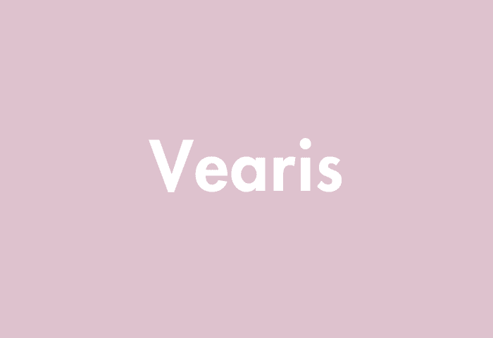 Vearis meaning