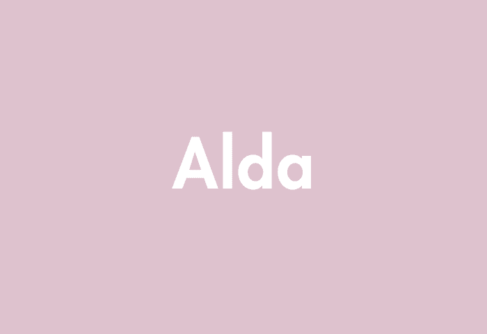 Alda meaning