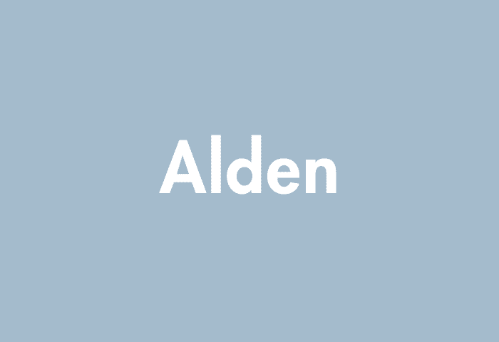 Alden meaning