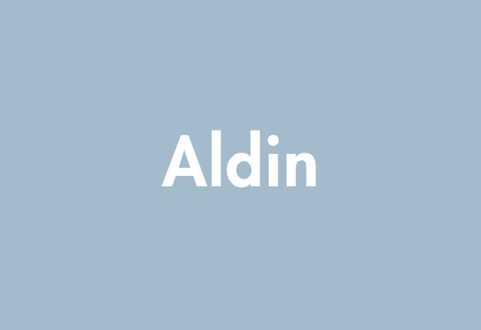 Aldin meaning