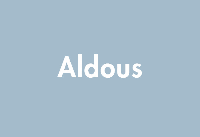 Aldous meaning