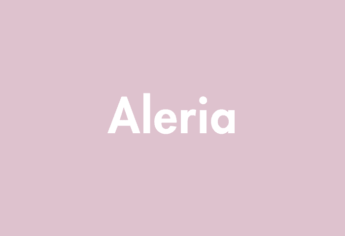 Aleria meaning