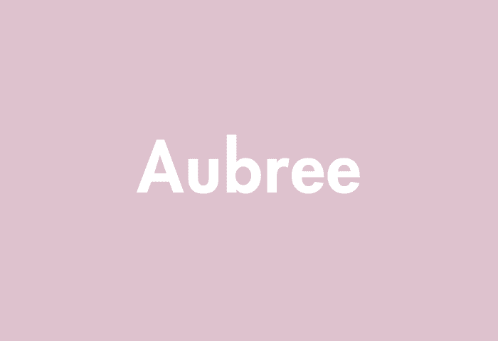 Aubree meaning