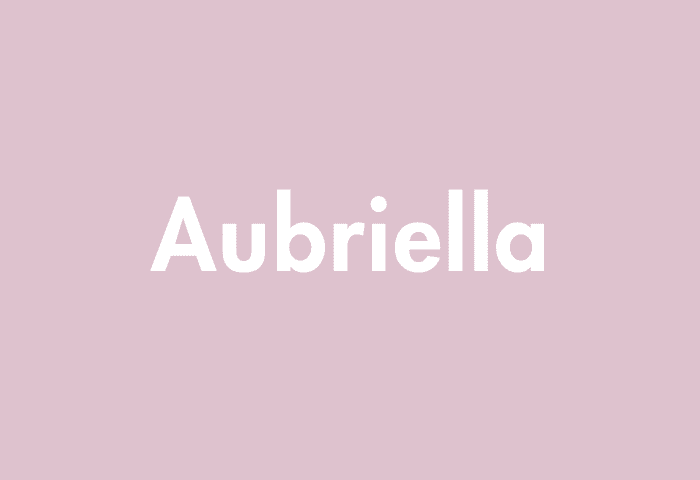 Aubriella meaning