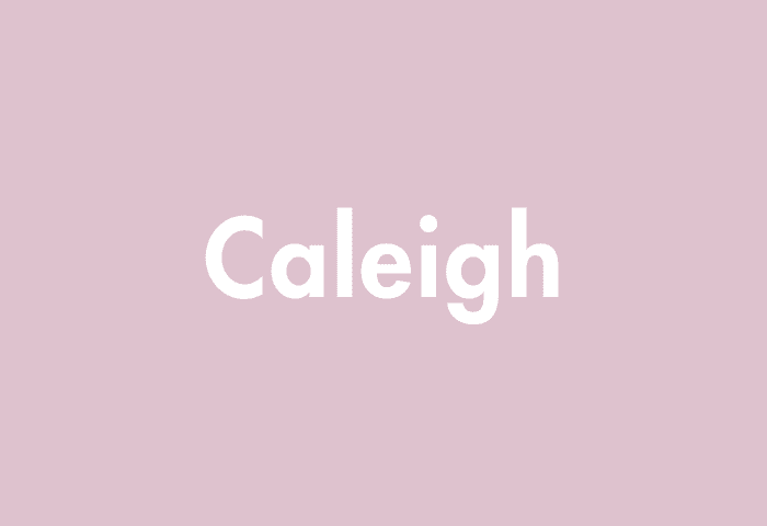 Caleigh meaning