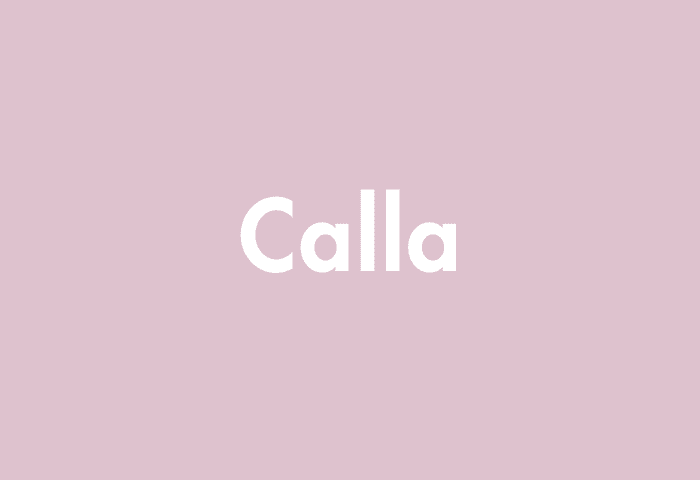 Calla meaning