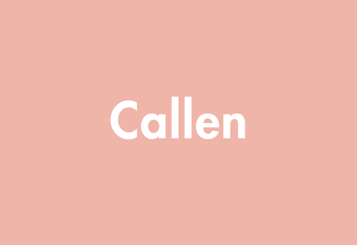 Callen meaning