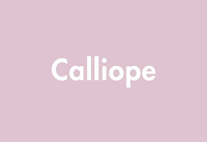 Calliope meaning