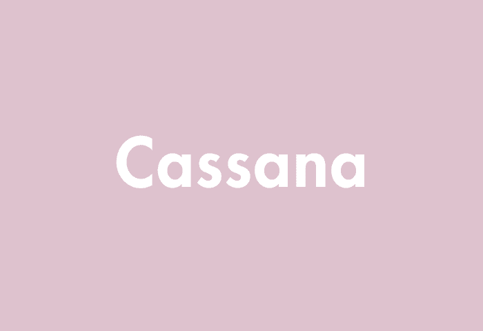 Cassana meaning