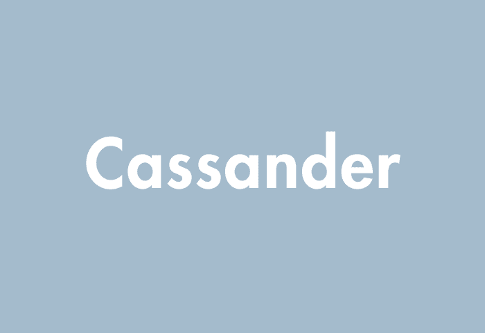Cassander meaning