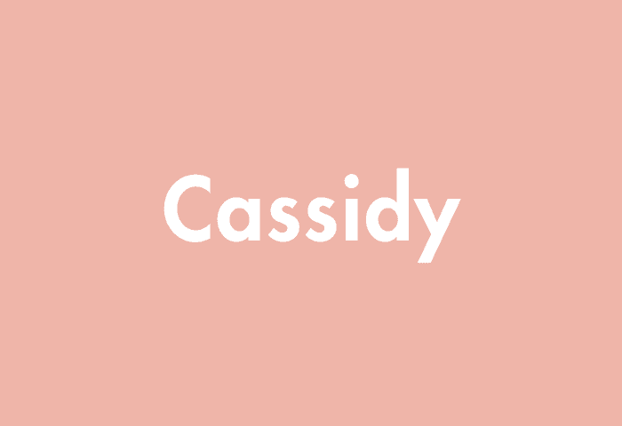 Cassidy meaning