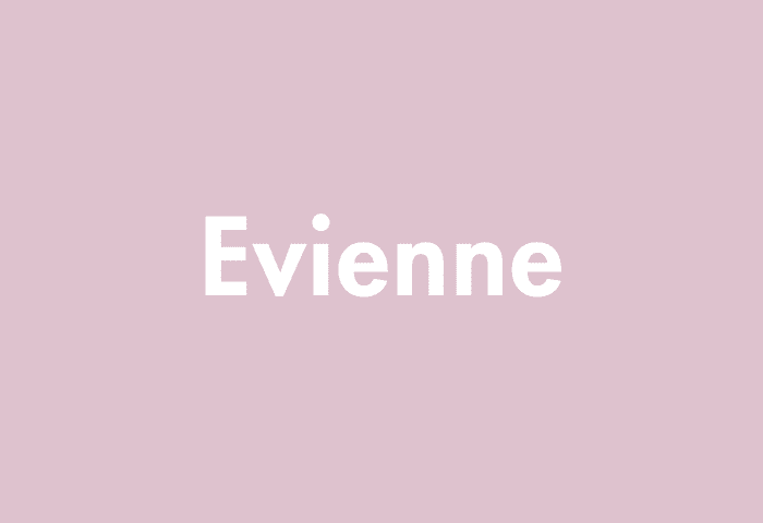 Evienne meaning
