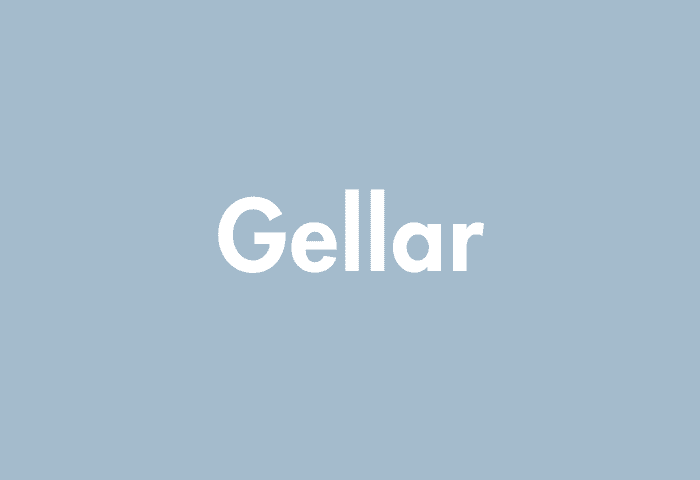 Gellar meaning