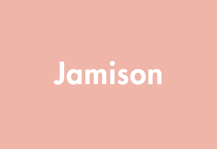 Jamison meaning