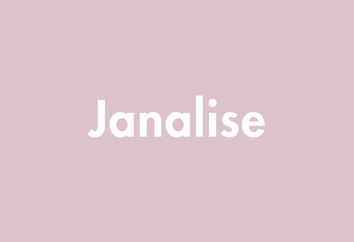 Janalise meaning