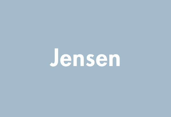 Jensen meaning