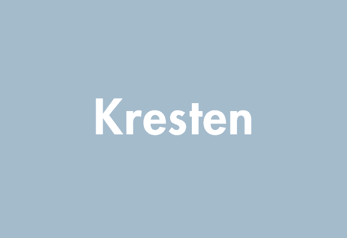 Kresten meaning