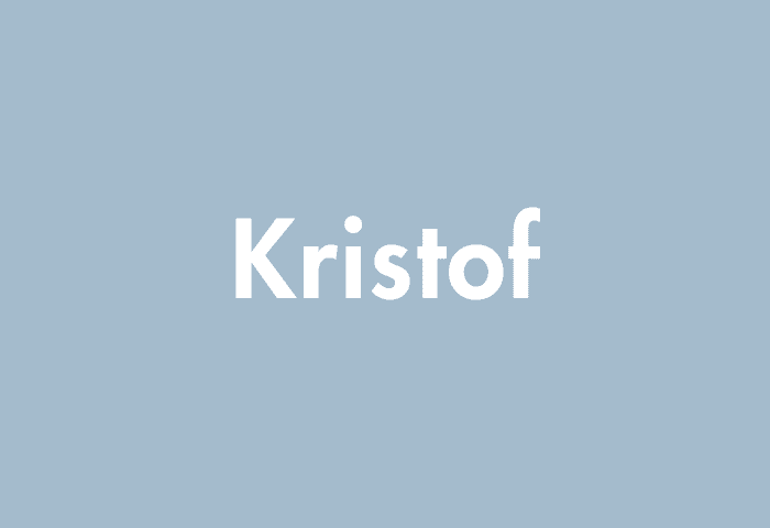 Kristof meaning
