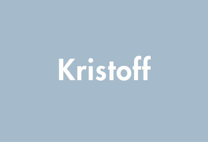 Kristoff meaning