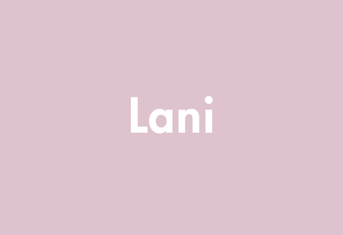 Lani meaning