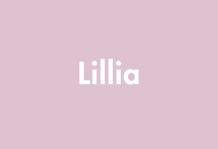Lillia meaning