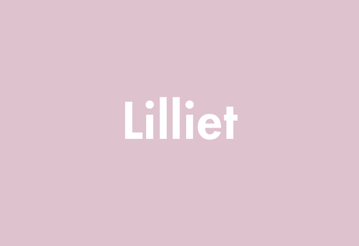 Lilliet meaning