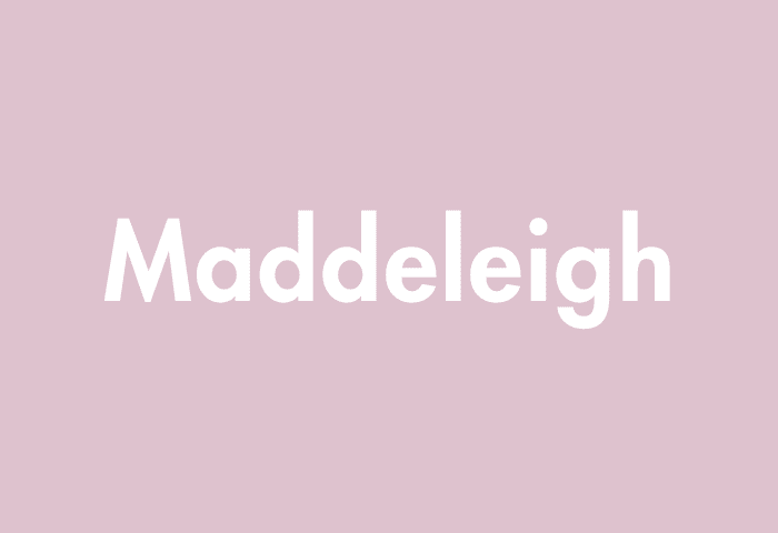 Maddeleigh meaning