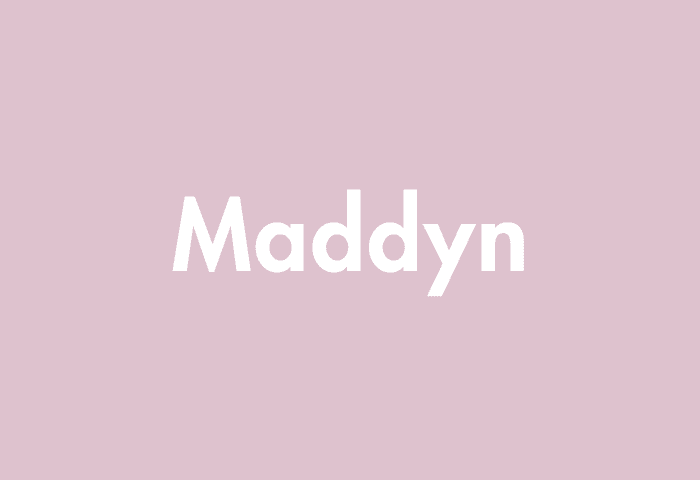 Maddyn meaning