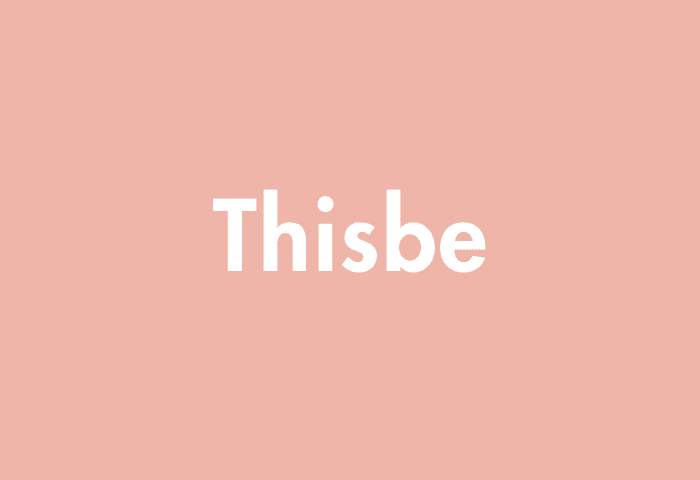 Thisbe meaning