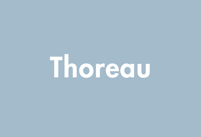Thoreau meaning