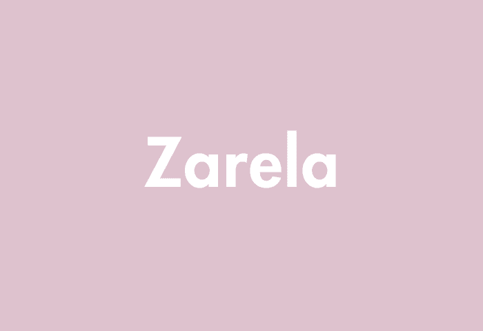 Zarela meaning
