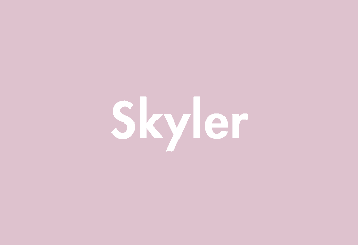 Skyler meaning