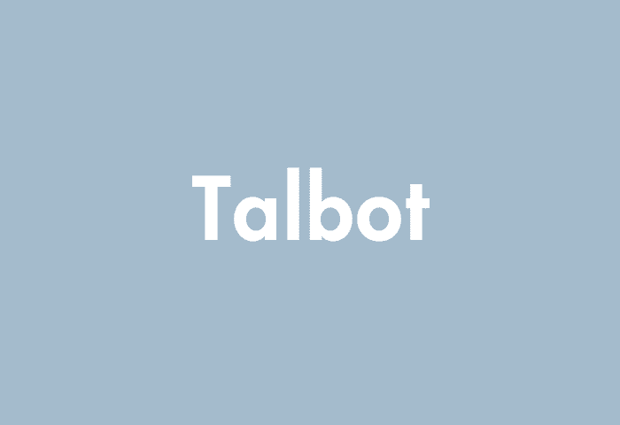 Talbot meaning