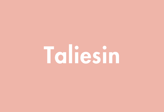 Taliesin meaning
