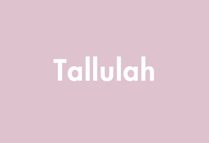 Tallulah meaning