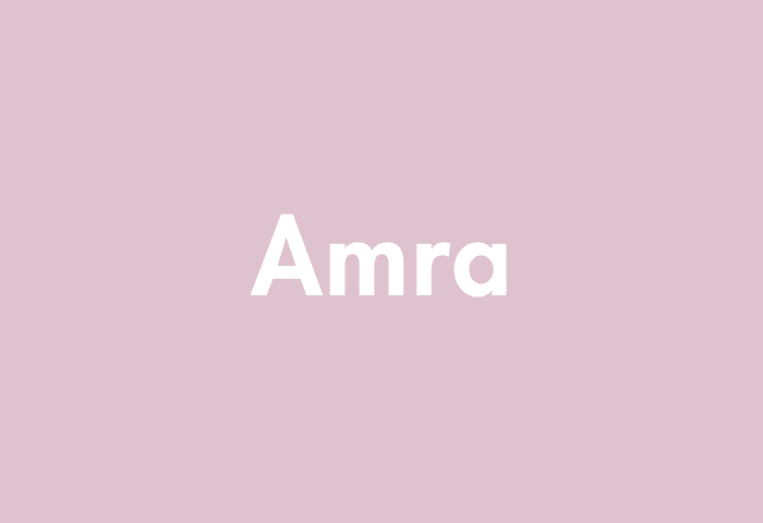 Amra meaning