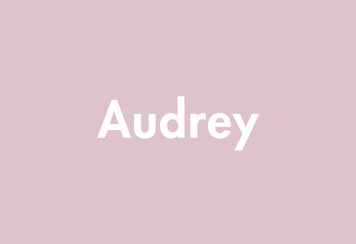 Audrey meaning