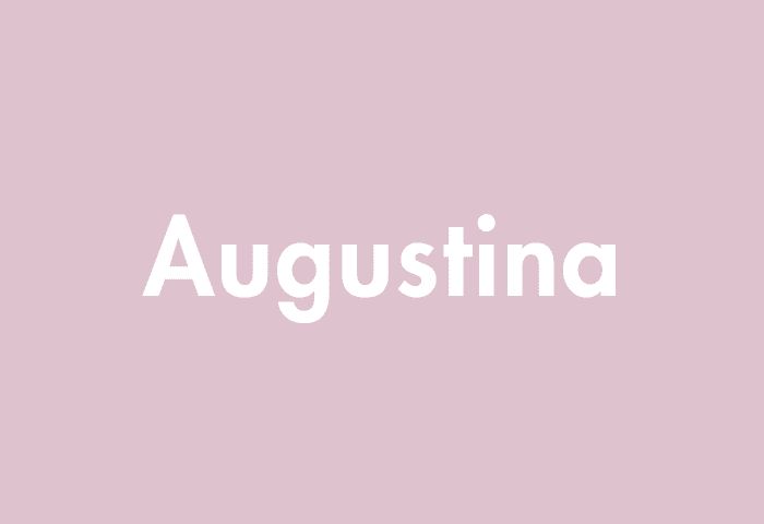 Augustina meaning