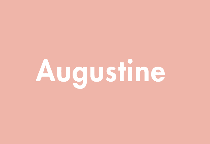 Augustine meaning