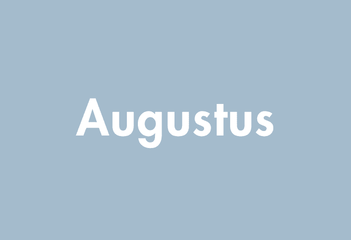 Augustus meaning