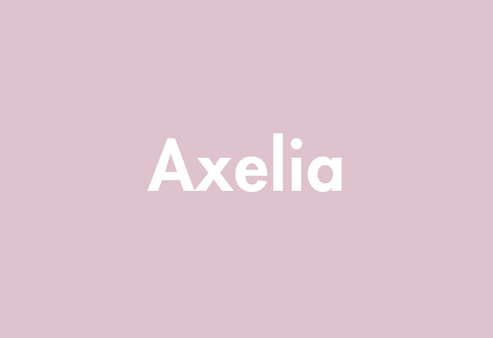 Axelia meaning