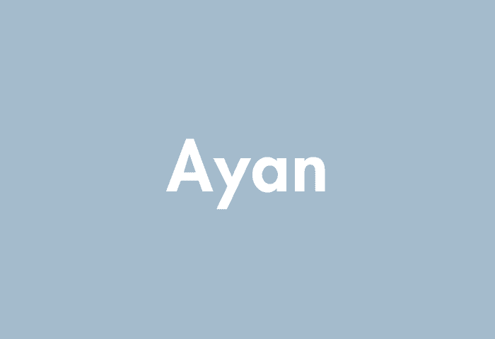 Ayan meaning