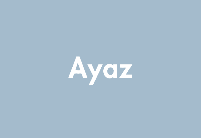 Ayaz meaning