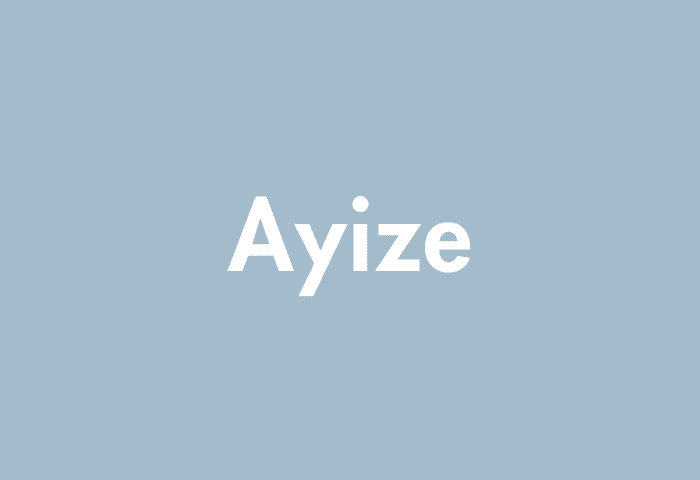Ayize meaning