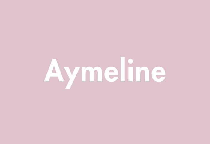 Aymeline meaning