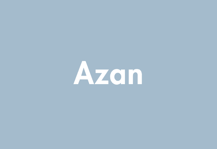 Azan meaning